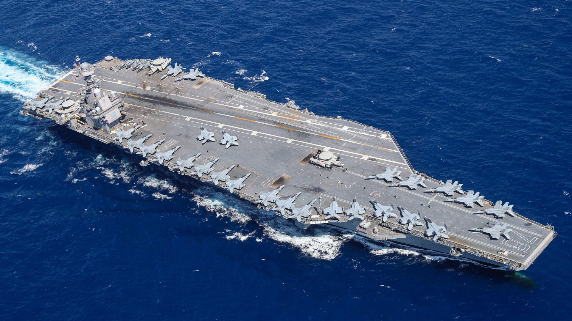 Monday will see US's most sophisticated aircraft carrier deployed to the Atlantic - Vimarsana News