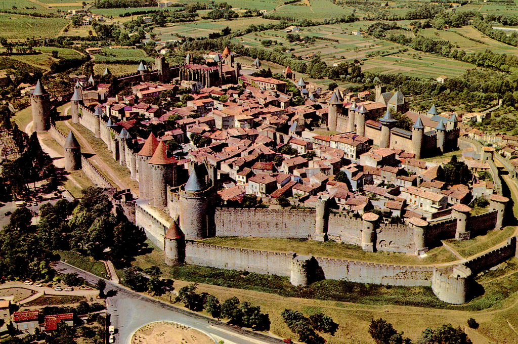 Carcassonne: The Fortified Town of Southern France Built By the Visigoths With an Inner Medieval Fortress Carcassonne: The Fortified Town of Southern France Built By the Visigoths With an Inner Medieval Fortress