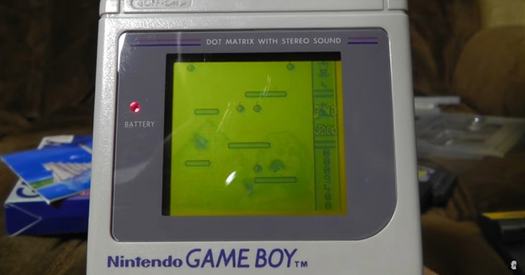 Game-Boy-Playing Game Boy Game