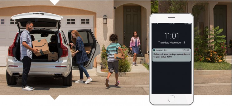 Amazon Plans on Delivering Packages to the Trunk of Users' Cars
