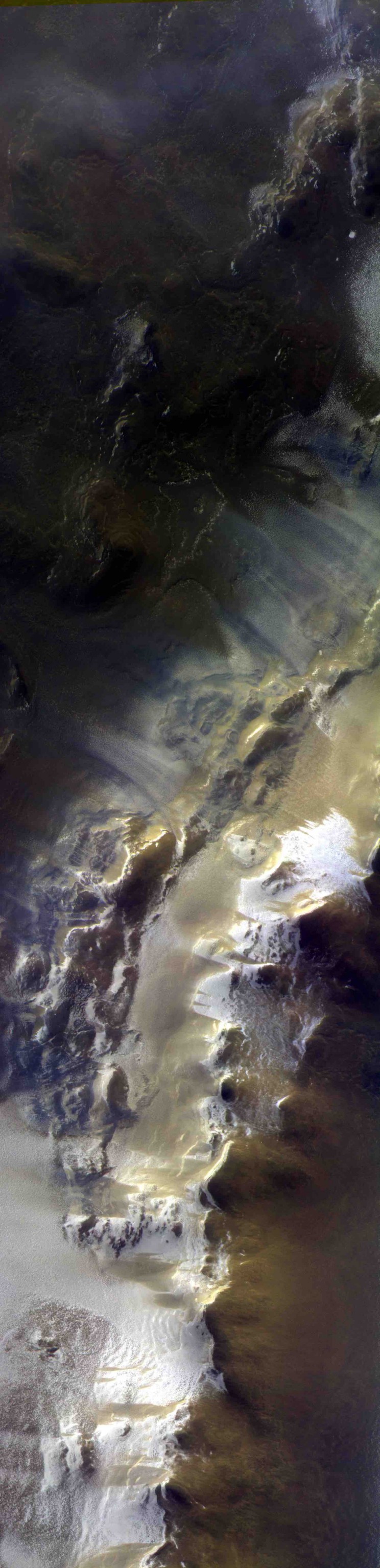 ESA Release New Images of Mars Bathed In Icy light