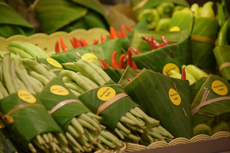 Thai Supermarket Uses Eco-Friendly Banana Leaves for Packaging Thai Supermarket Uses Eco-Friendly Banana Leaves for Packaging