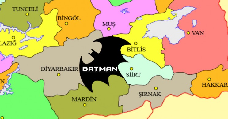Petition Aims to Reshape Turkish Province Batman’s Borders into Superhero’s Logo, Because Why Not