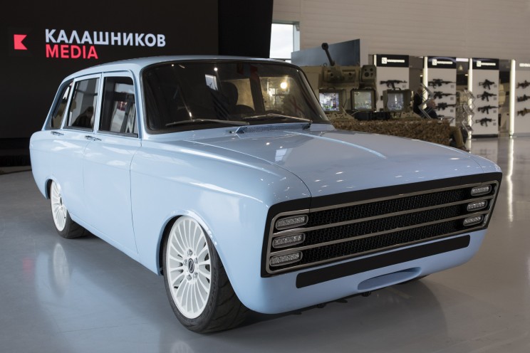 Kalashnikov CV-1 Electric Car Russian Arms Manufacturer Unveils Electric Car Prototype to Rival Tesla