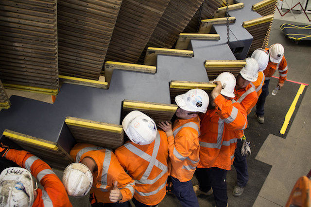 80-Year-Old Railway Station Escalators Are Turned Into A Striking Art Installation 80-Year-Old Railway Station Escalators Are Turned Into A Striking Art Installation