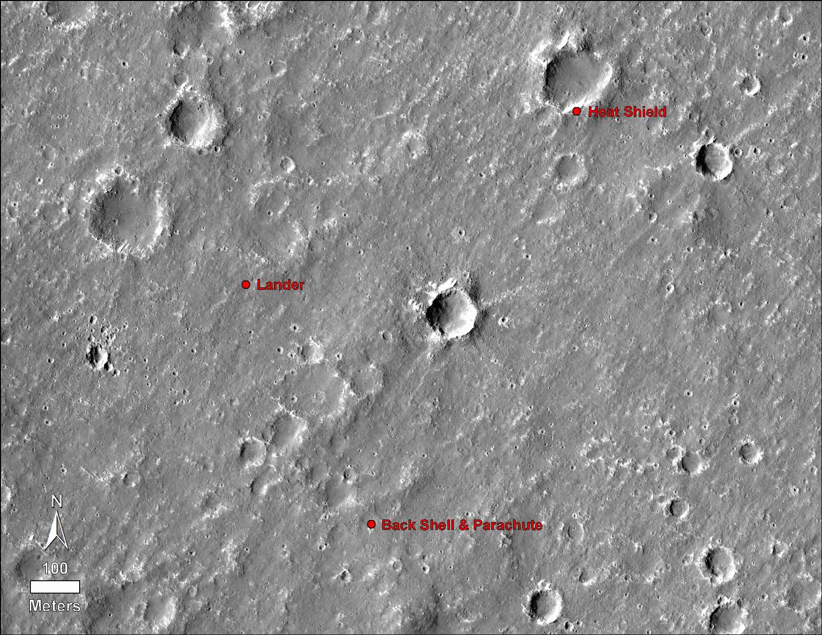 Mars InSight Lander is Photographed by Passing Spacecraft Mars InSight Lander is Photographed by Passing Spacecraft