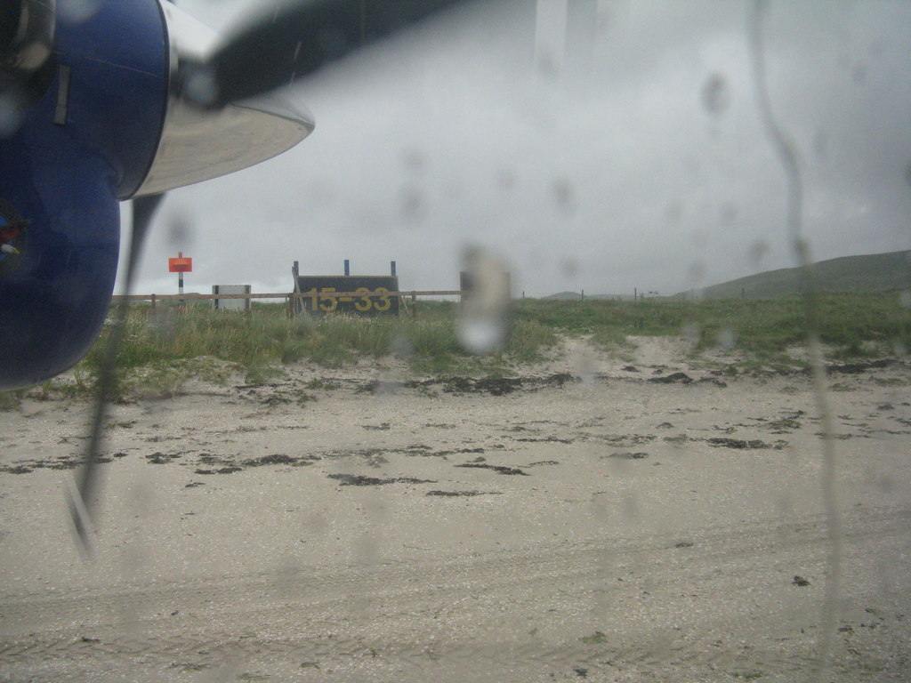 The World's Only Airport Where the Planes Land Right on the Sand The World's Only Airport Where the Planes Land Right on the Sand