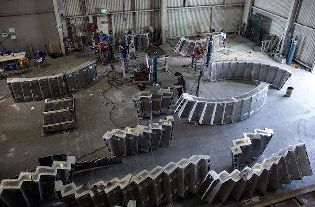 80-Year-Old Railway Station Escalators Are Turned Into A Striking Art Installation