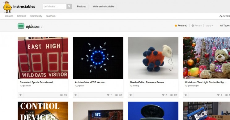 Instructables-Website Instructables Website