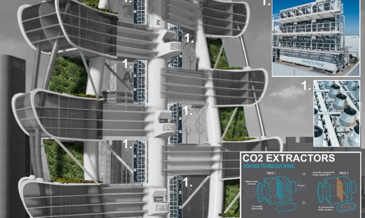 This Super Green Tower Will Feature a Landing Pad for Your Flying Car This Super Green Tower Will Feature a Landing Pad for Your Flying Car