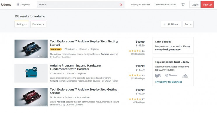 Udemy-Website Udemy Website