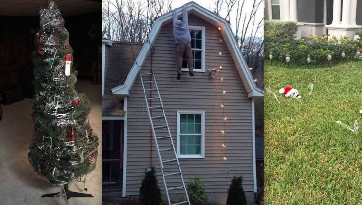 10 Of The Laziest Christmas Decoration Attempts