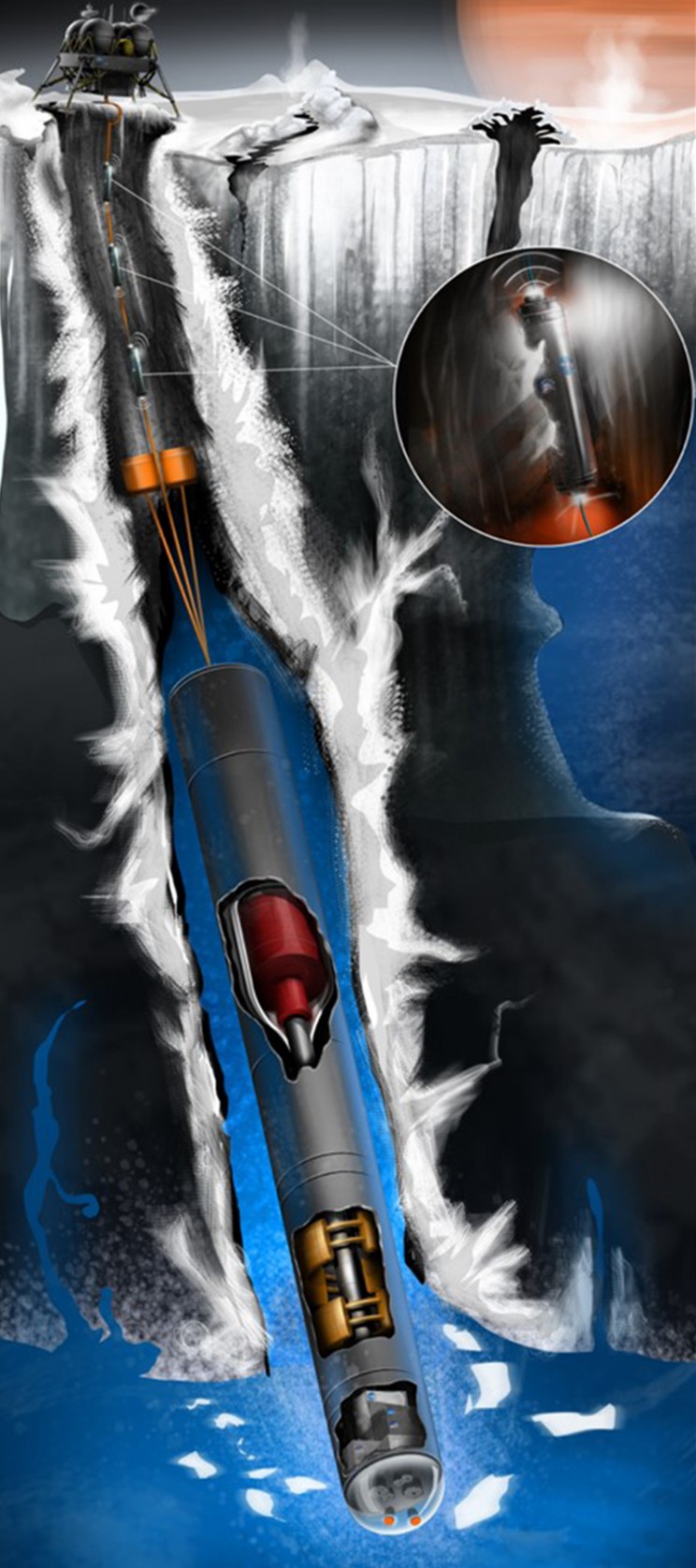 Nuclear Powered Drilling Bot to Look for Life on Europa Nuclear Powered Drilling Bot to Look for Life on Europa