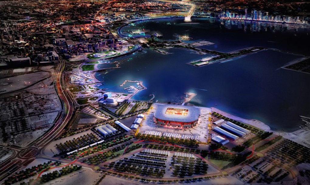World Cup Stadium in Qatar Will Be Constructed Entirely Out Of Reusable Shipping Containers World Cup Stadium in Qatar Will Be Constructed Entirely Out Of Reusable Shipping Containers