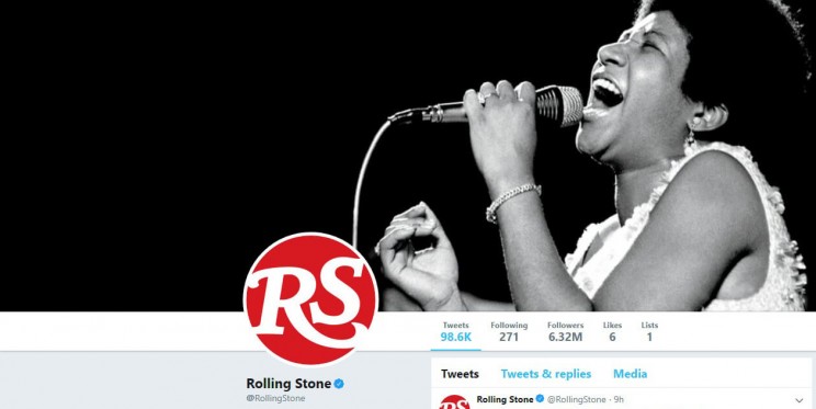 Rolling Stone Twitter Account Rolling Stone Twitter Account