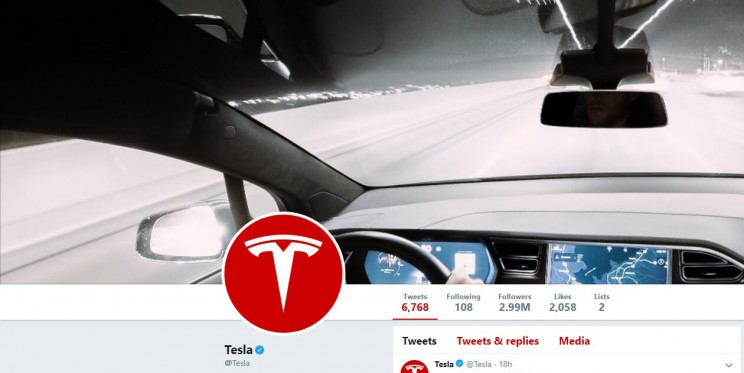 Tesla Twitter Account Tesla Twitter Account