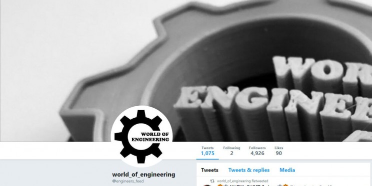 World of Engineering Twitter Account World of Engineering Twitter Account