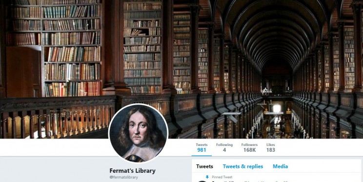 Fermat's Library Twitter Account Fermat's Library Twitter Account