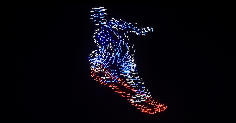 Intel's 1,218 Drone Light Show Broke Records at the Winter Olympics Opening Ceremony Intel's 1,218 Drone Light Show Broke Records at the Winter Olympics Opening Ceremony