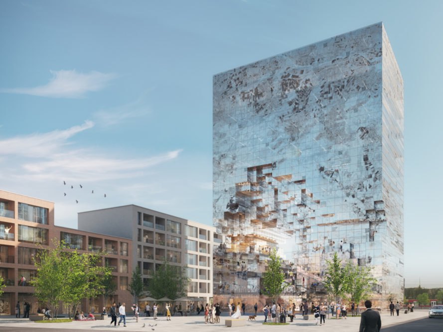 MVRDV Shares Plans for Its Solar-Powered Milestone Building that Resembles Crystal Rock MVRDV Shares Plans for Its Solar-Powered Milestone Building that Resembles Crystal Rock