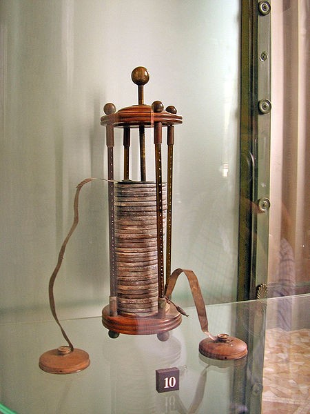 Volta's electric battery