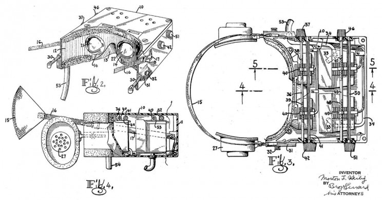 Morton Heilig Telesphere Mask Patent Morton Heilig Telesphere Mask Patent