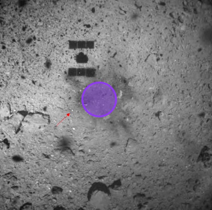 Japanese Spacecraft Landed on Asteroid and Sent Us a Selfie Japanese Spacecraft Landed on Asteroid and Sent Us a Selfie