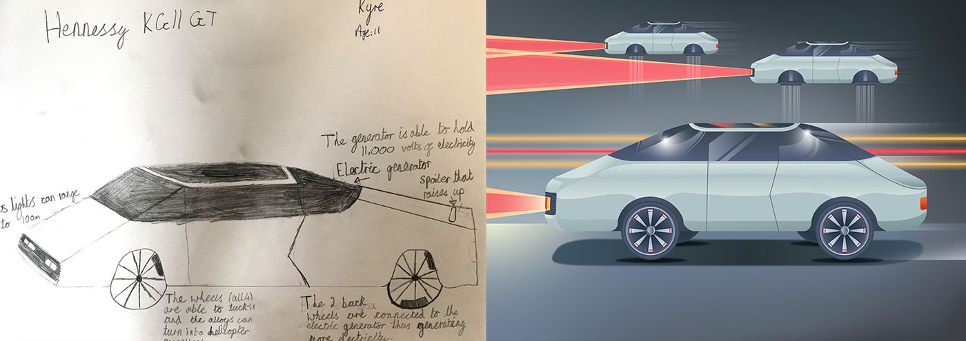 These Amazing Designs are the Future of Cars According to 11-Year-Olds These Amazing Designs are the Future of Cars According to 11-Year-Olds
