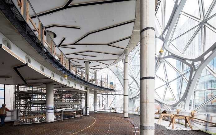 Amazon Finally Unveils Spheres, Their New Natural, Domed Work Spaces Amazon Finally Unveils Spheres, Their New Natural, Domed Work Spaces