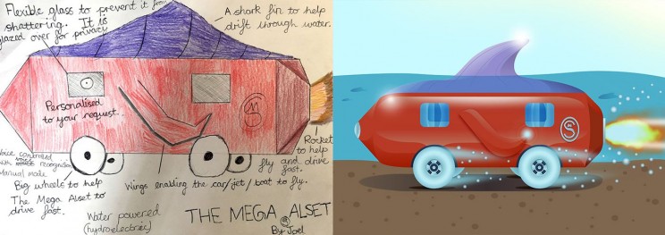 These Amazing Designs are the Future of Cars According to 11-Year-Olds