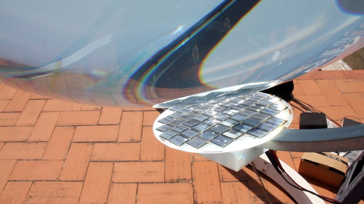 spherical solar power generator