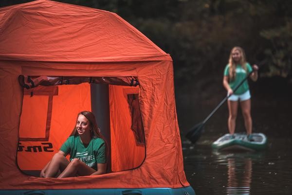 This Awesome Floating Tent Allows You to Camp on Water
