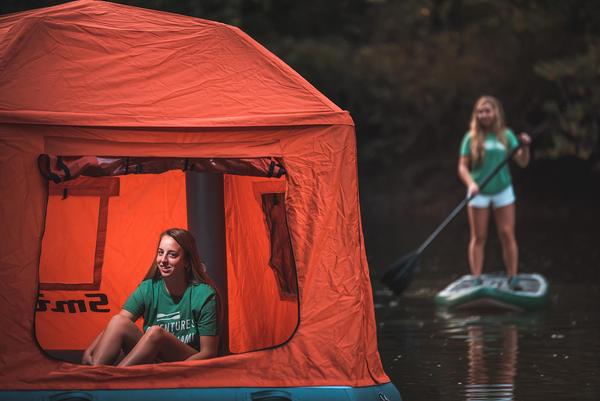 This Awesome Floating Tent Allows You to Camp on Water This Awesome Floating Tent Allows You to Camp on Water