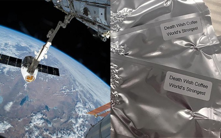 SpaceX Dragon Arrives at ISS with 'Galaxy's Strongest Coffee' and Other Treats SpaceX Dragon Arrives at ISS with 'Galaxy's Strongest Coffee' and Other Treats