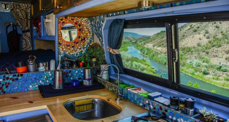 Creative Couple Transform Mercedes Sprinter Van into a Luxurious Tiny Home