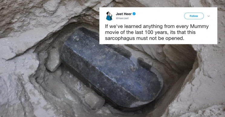 The 2000-Year-Old Sarcophagus Finally Opened Despite Hilarious Warning Tweets