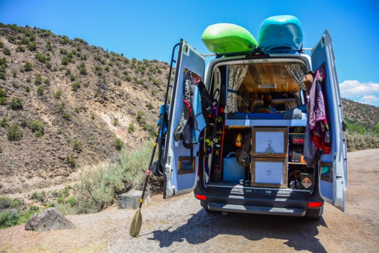 Creative Couple Transform Mercedes Sprinter Van into a Luxurious Tiny Home