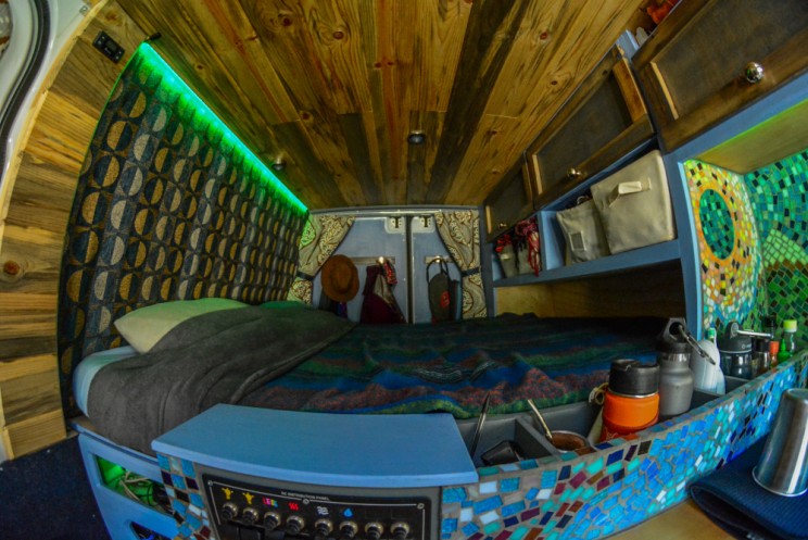 Creative Couple Transform Mercedes Sprinter Van into a Luxurious Tiny Home