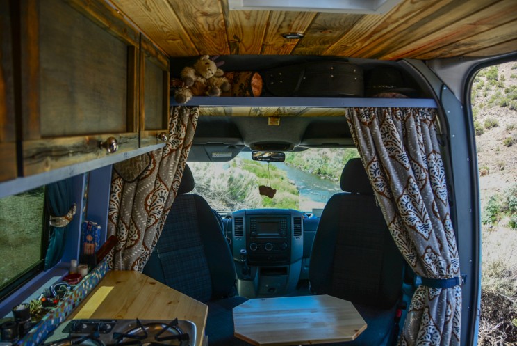 Creative Couple Transform Mercedes Sprinter Van into a Luxurious Tiny Home