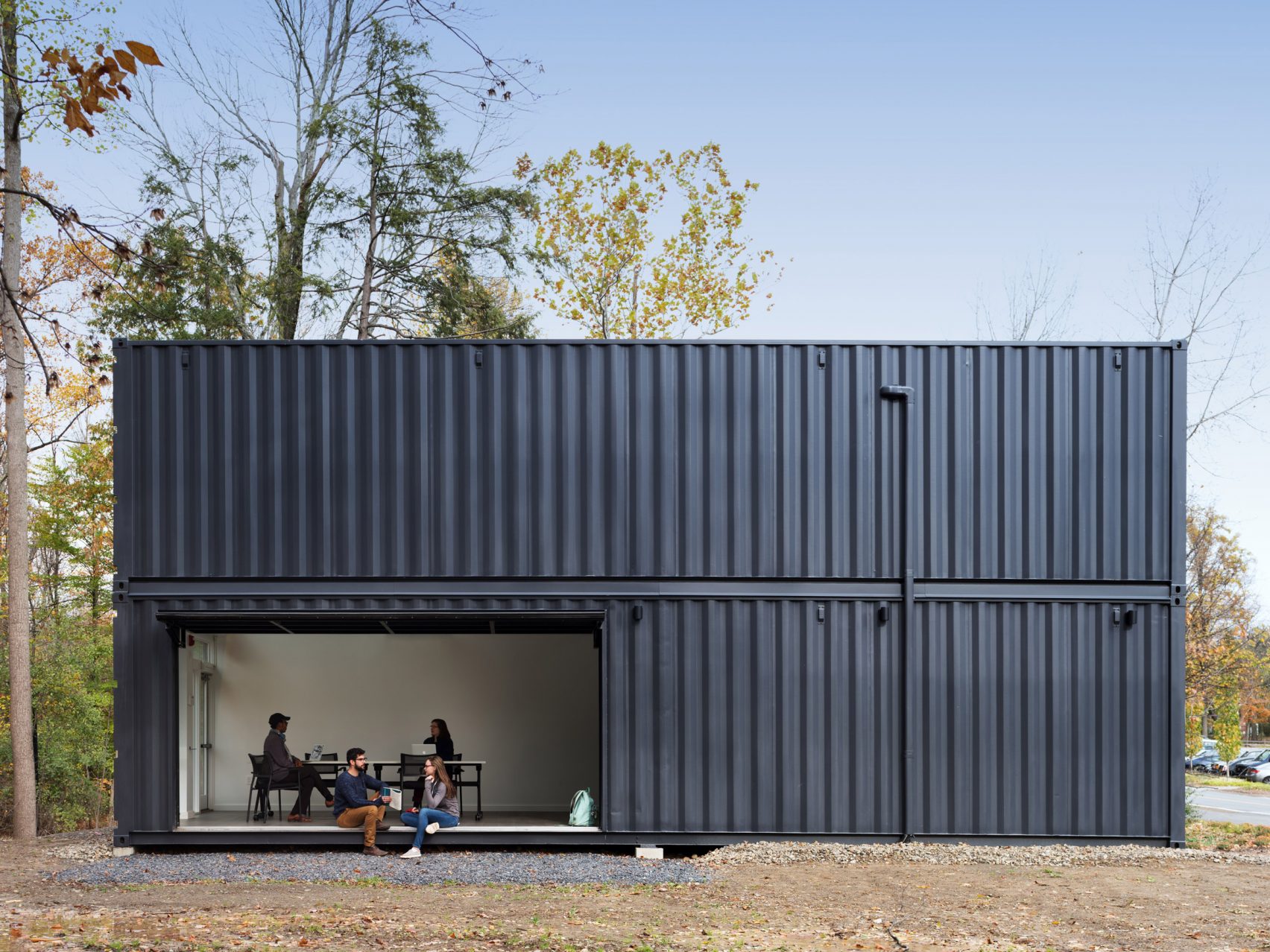 This $200K University Building Is Made of 4 Recycled Shipping Containers This $200K University Building Is Made of 4 Recycled Shipping Containers