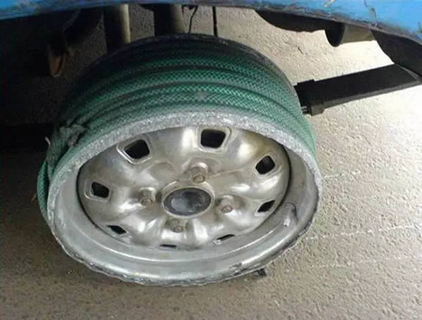 11 Times a Flat Tire didn't Stop Somebody from Moving 11 Times a Flat Tire didn't Stop Somebody from Moving