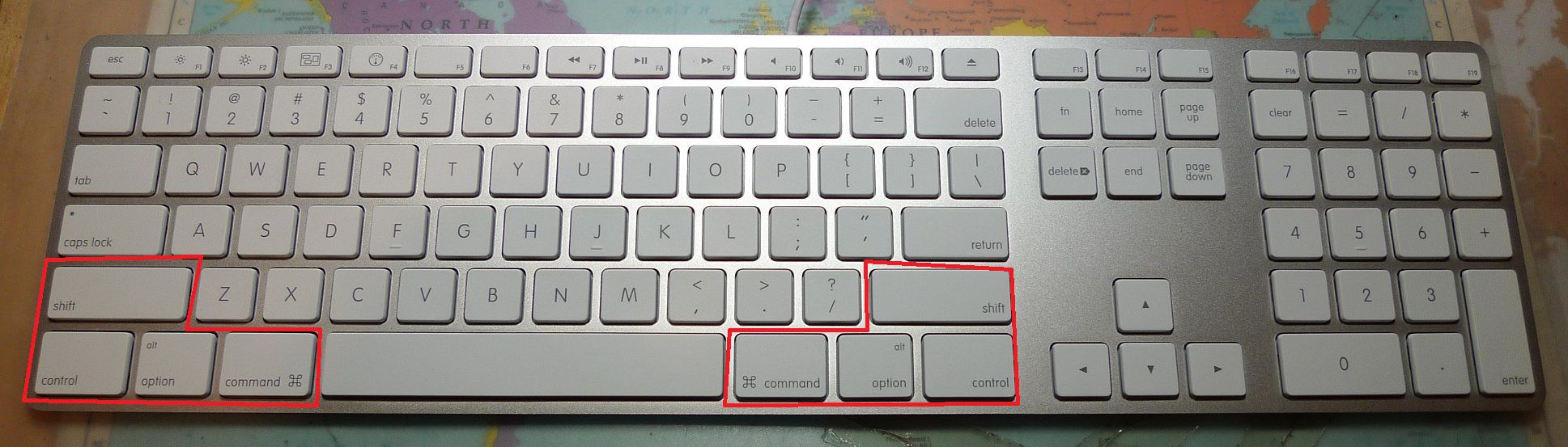 mac to pc keyboard mapping