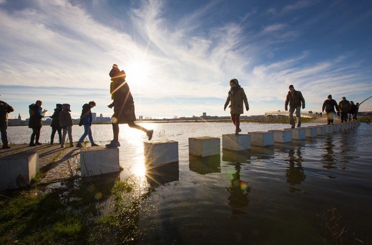 This Bridge in the Netherlands is Designed to Embrace Flooding This Bridge in the Netherlands is Designed to Embrace Flooding