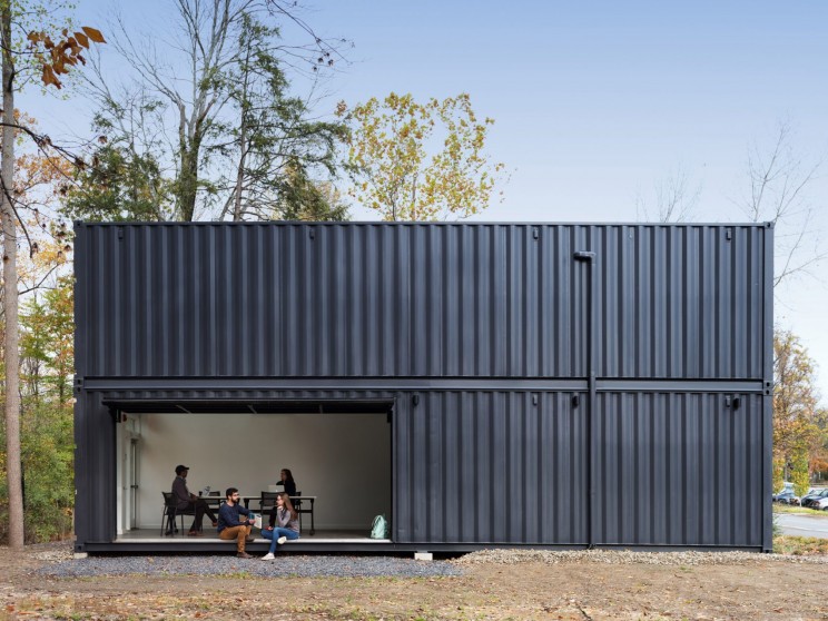 This $200K University Building Is Made of 4 Recycled Shipping Containers This $200K University Building Is Made of 4 Recycled Shipping Containers