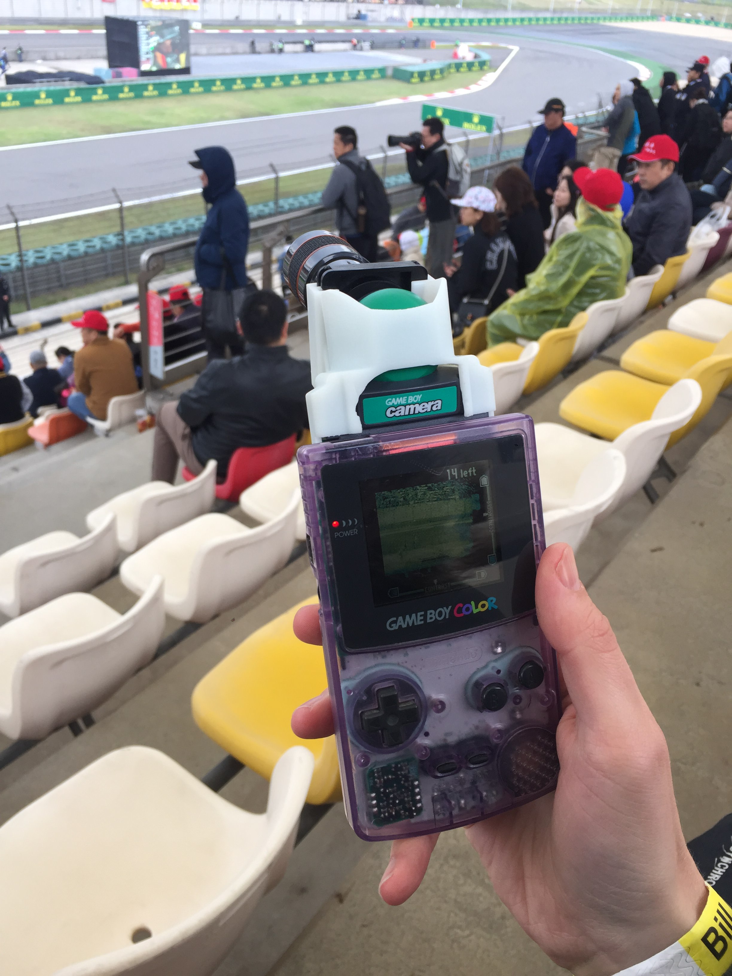 F1 Fan Photographs Chinese Grand Prix With Game Boy Camera From 1998 F1 Fan Photographs Chinese Grand Prix With Game Boy Camera From 1998