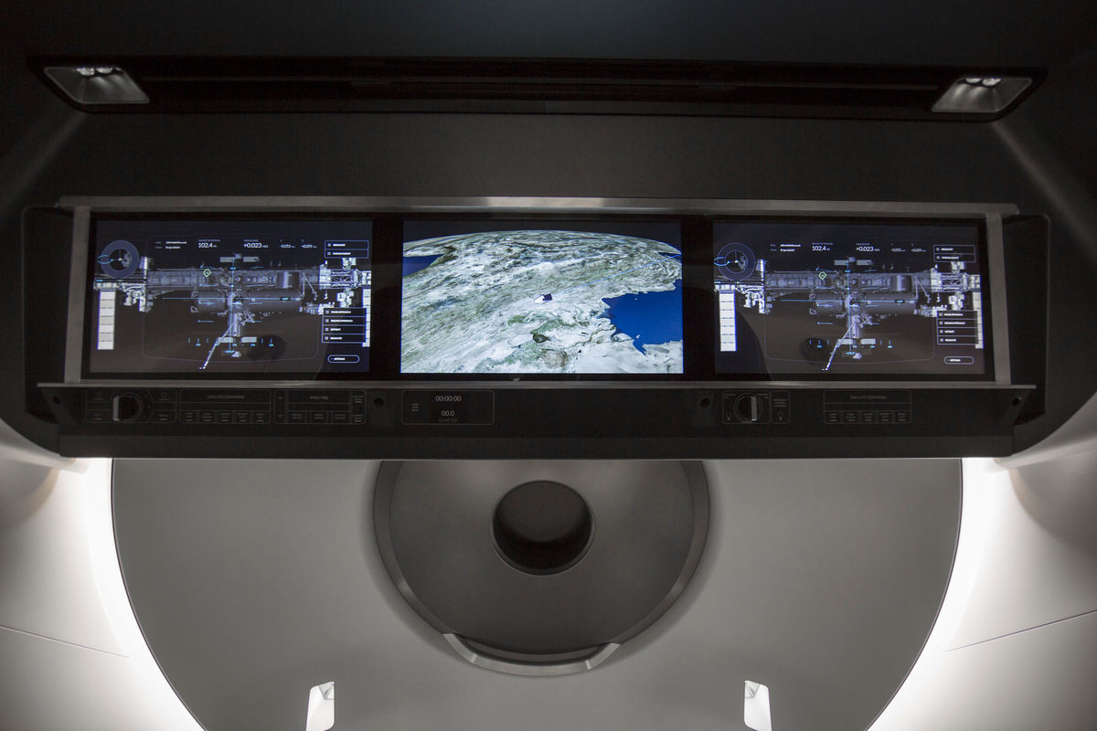 Elon Musk Shares Photo of SpaceX Crew Dragon Ship in Anechoic Chamber Elon Musk Shares Photo of SpaceX Crew Dragon Ship in Anechoic Chamber