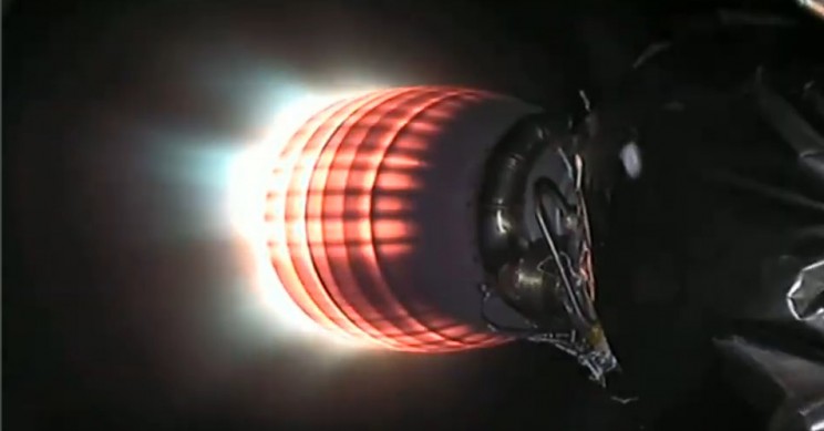 Falcon-9-Second-Stage-Burn Falcon 9 Second Stage Burn