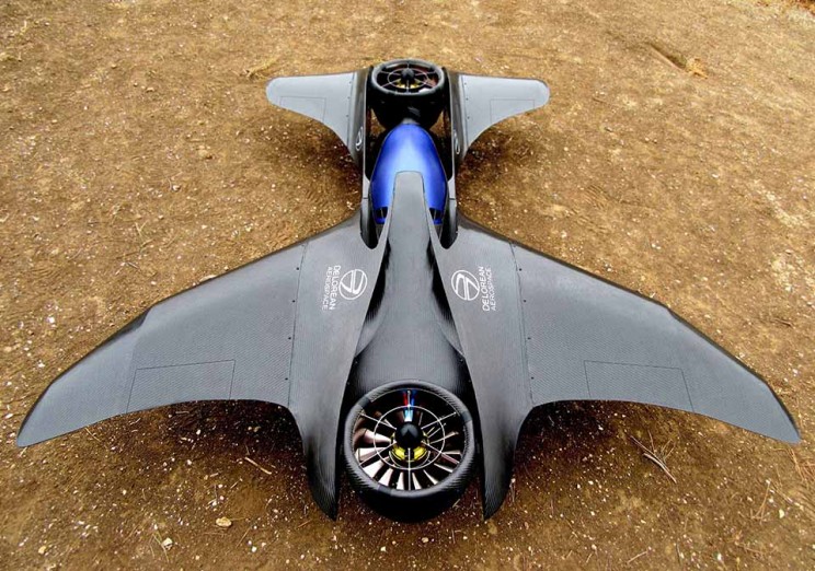 flying car projects delorean