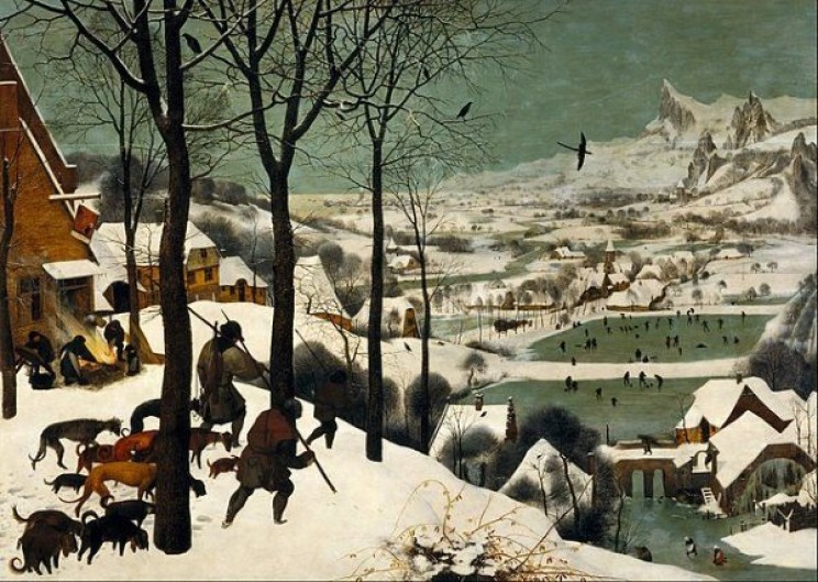 Hunters in the Snow Hunters in the Snow