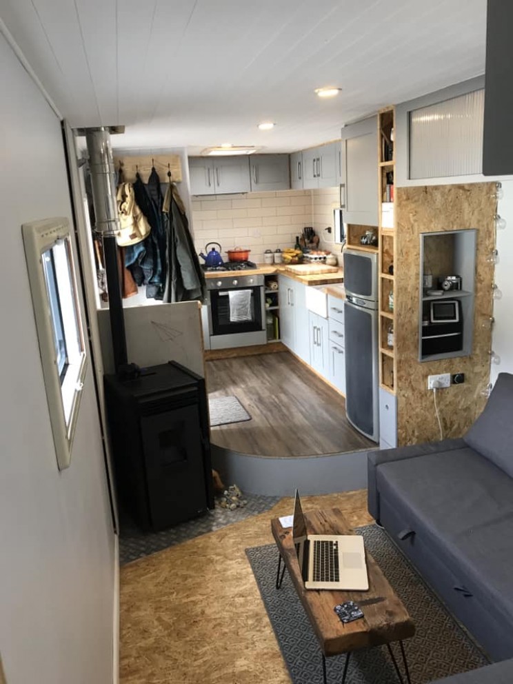 Couple Renovates Bread Truck To Build the Perfect Mobile Home